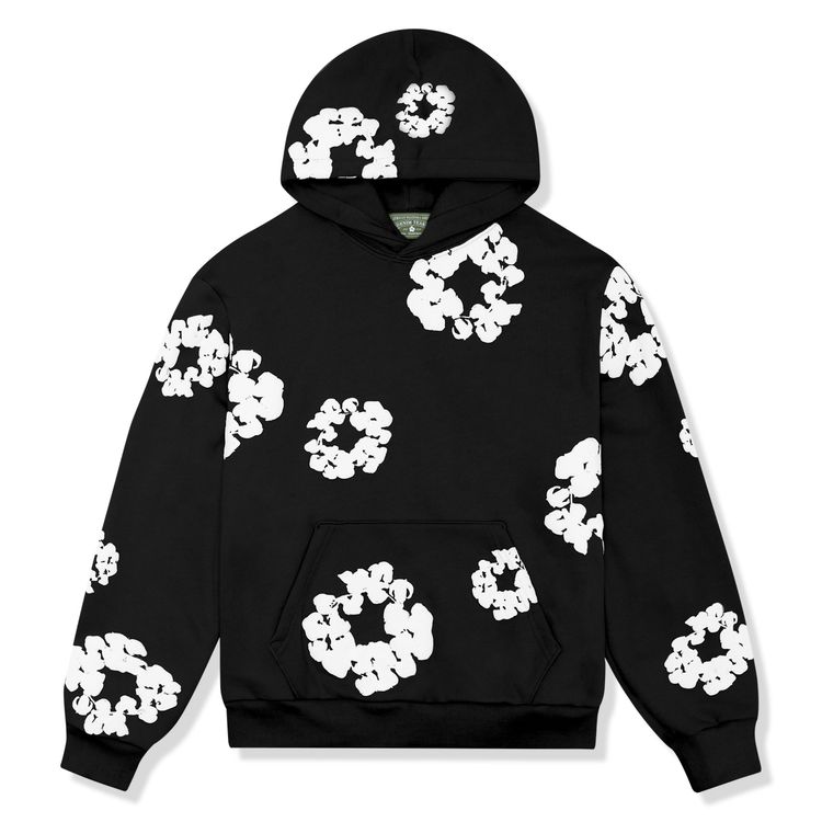 Other Denim Tears- The Cotton Wreath Hoodie Black  product image